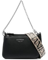 Emporio Armani - Deer-Print Double Mini Bag - Lyst