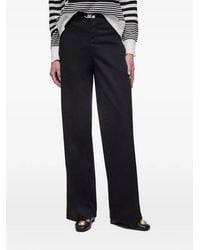 Liu Jo - Pantalon Évasé En Dentelle Avec Ceinture - Lyst