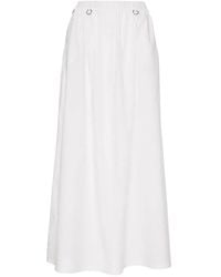MEDEA - Ring-Detail A-Line Skirt - Lyst