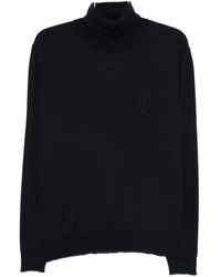 Valentino Garavani - Logo-Embroidery Turtleneck Sweater - Lyst