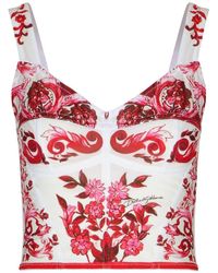 Dolce & Gabbana - Cropped Top - Lyst