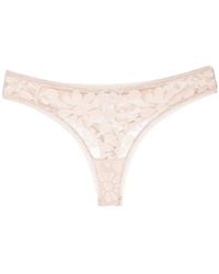 Eres - Mini Tanga Floral Lace Thong - Lyst