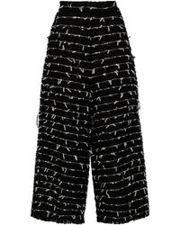 Isabel Sanchis - Tweed Cropped Trousers - Lyst
