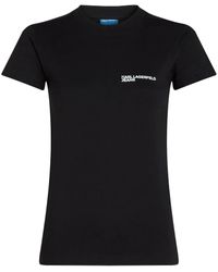 Karl Lagerfeld - Camiseta con logo estampado - Lyst