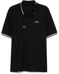 prototypes ブラック Wrapped L.S. ポロシャツ prototypes ブラック Wrapped L.S. ポロシャツ