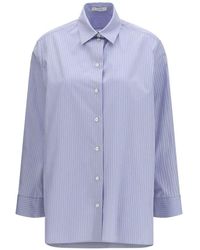 The Row - Gestreepte Blouse - Lyst