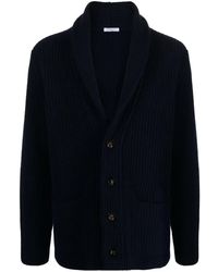 Boglioli - Gerippter Cardigan Mit Knöpfen - Lyst