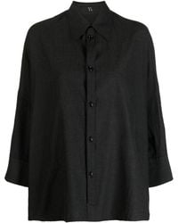 Y's Yohji Yamamoto - Camisa oversize con botones - Lyst
