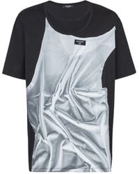 Balmain - Graphic-Print T-Shirt - Lyst