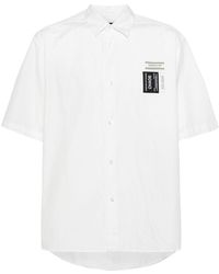 Undercover - Logo-patch Cotton Shirt - Lyst