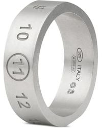 Maison Margiela - Engraved Numeric-Sequence Ring - Lyst