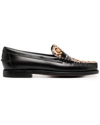 Sebago - Loafer Mit Leoparden-Print - Lyst