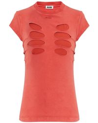 AVAVAV - Cut-Out T-Shirt - Lyst