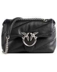Pinko - Baby Love Bag Puff Maxi Quilt New Buckle Shoulder Bag - Lyst
