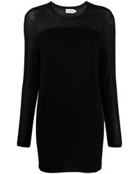 Calvin Klein - Abito modello maglione a maniche lunghe - Lyst