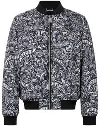 Philipp Plein - Nylon Bomber All-Over Tattoo - Lyst