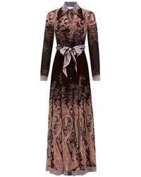 Zimmermann - Alchemy Paisley-Print Belted Maxi Dress - Lyst