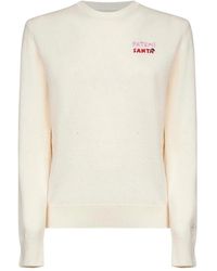 MC2 Saint Barth - Logo-Embroidered Long-Sleeve Sweater - Lyst