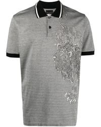 Billionaire - Lion-print Polo Shirt - Lyst