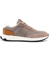 Tod's - Wildleder-Sneakers Mit Logo-Prägung - Lyst
