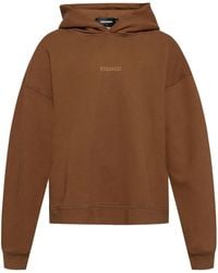 DSquared² - Logo Print Cotton Hoodie - Lyst