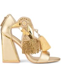 Kat Maconie - Aya Embellished Tassel Sandals - Lyst