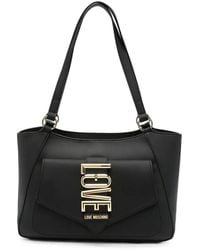 Love Moschino - Logo-Plaque Shoulder Bag - Lyst