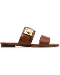 Coccinelle - C-Me Sandalen Aus Leder Mit Schnalle - Lyst