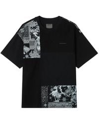 Musium Div. - Patchwork Cotton T-Shirt - Lyst