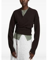 Extreme Cashmere - Ella Wrap-Design Cardigan - Lyst