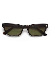Marni - Lunettes De Soleil Rectangulaires À Effet Écailles De Tortue - Lyst
