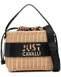 Just Cavalli - Logo-embossed Tote Bag - Lyst