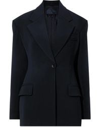 Proenza Schouler - Blazer En Laine Vierge À Simple Boutonnage - Lyst