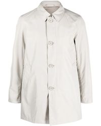 Herno - Single-Breasted Shirt Coat - Lyst