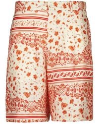Fendi - Pantalones cortos con estampado de bandana - Lyst