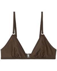 Filippa K - Gathered-Back Bikini Top - Lyst