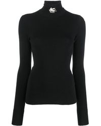 Etro - Long-sleeve Knitted Top - Lyst