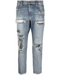 DIESEL - Mid-Rise Slim-Cut Jeans - Lyst