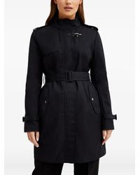 Fay - Manteau À Taille Ceinturée - Lyst
