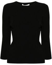 Tibi - Gerippter Giselle Strickpullover - Lyst