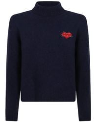 Giada Benincasa - Heartbeat Roll-Neck Sweater - Lyst