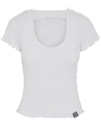 SRVC Studio - Cut-Out Halter-Strap Top - Lyst