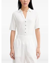 Marc O' Polo - Button-Up Short-Sleeve T-Shirt - Lyst