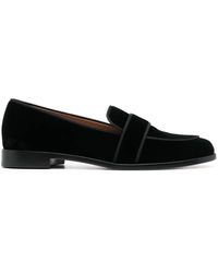 Aquazzura - Martin Round-Toe Penny Loafers - Lyst