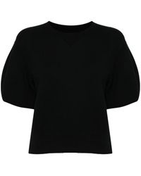 Sacai - Puff-sleeve Crew-neck T-shirt - Lyst