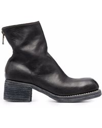 Guidi - Zip-front Ankle Boots - Lyst