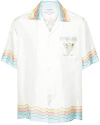 CASABLANCA - Maison De Reve Silk Shirt - Lyst