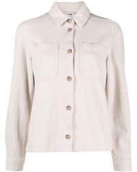 Tommy Hilfiger - Buttoned Cotton-linen Blend Shirt - Lyst