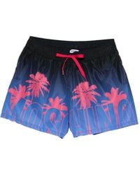 Moschino - Silk And Nylon Blend Drawstring Swimwear - Lyst