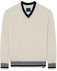 Paul & Shark - V-Neck Sweater - Lyst